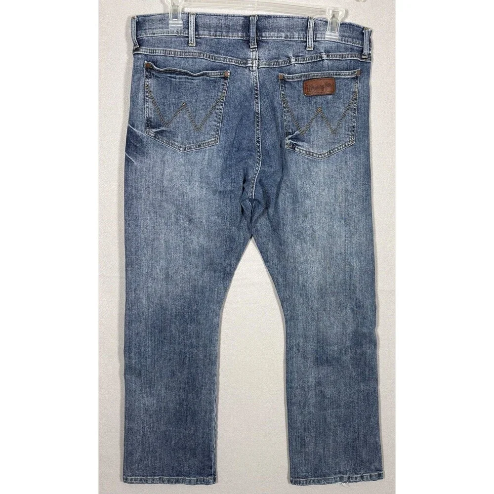 Wrangler Retro Slim Boot Jeans 38x32 (Act Sz 38×29) Stretch Denim Western Cowboy